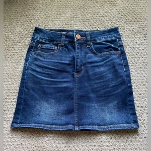American Eagle Jean Mini Skirt